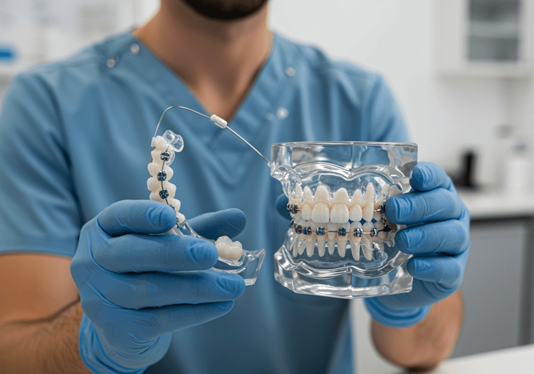 Invisible Lingual Braces